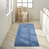 Calvin Klein Ck010 Linear LNR01 Blue Area Rug Corner Image
