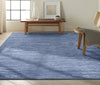 Calvin Klein Ck010 Linear LNR01 Blue Area Rug Corner Image