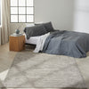 CK010 Linear LNR01 Grey Area Rug by Calvin Klein Room Image Feature