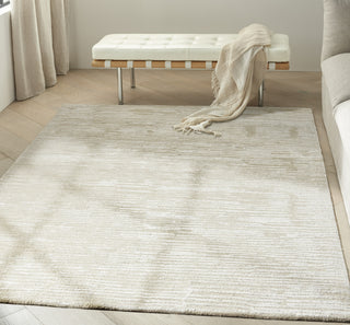 CK010 Linear LNR01 Ivory Area Rug by Calvin Klein Corner Image