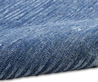 Calvin Klein Ck010 Linear LNR01 Blue Area Rug Texture Image