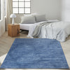 Calvin Klein Ck010 Linear LNR01 Blue Area Rug Room Image Feature