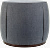 Surya Lanza LNZ-001 Medium Gray / Dark Brown Furniture Angle