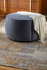 Surya Lanza LNZ-004 Medium Gray / Dark Brown Furniture Style Shot