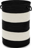 Colonial Mills Color Block Hamper LO22 Black White