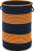 Colonial Mills Color Block Hamper LO31 Navy Orange