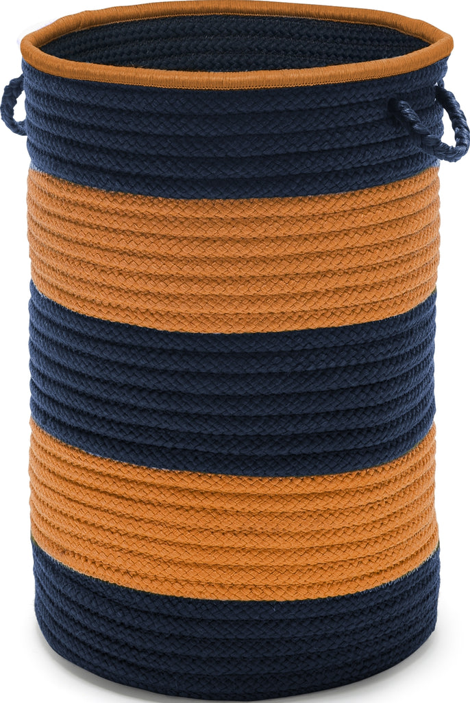 Colonial Mills Color Block Hamper LO31 Navy Orange