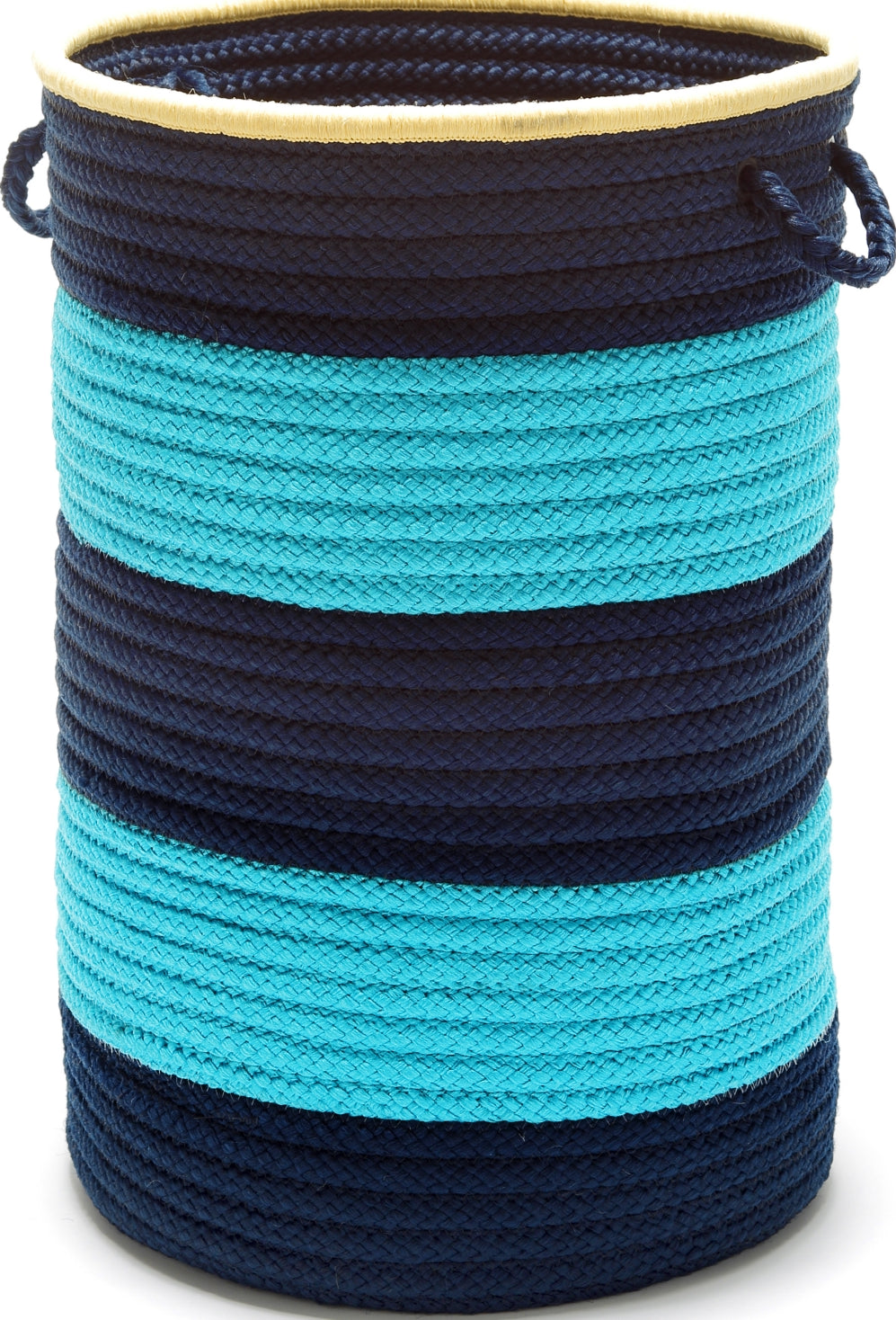 Colonial Mills Color Block Hamper LO51 Turquoise Navy