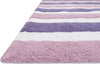 Loloi Lola Shag LL-01 Plum / Lilac Area Rug Round Image