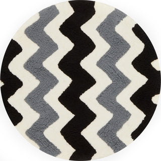 Loloi Lola Shag LL-03 Black / Charcoal Area Rug Runner Image