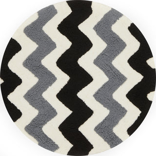 Loloi Lola Shag LL-03 Black / Charcoal Area Rug Main Image