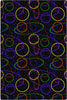 Joy Carpets Neon Lights Looped Fluorescent Area Rug