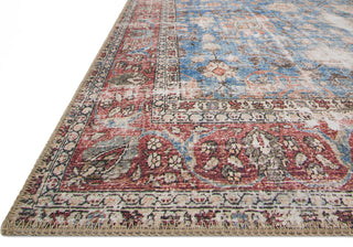 Loloi II Loren LQ-01 Blue/Brick Area Rug Main Image