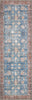 Loloi II Loren LQ-01 Blue/Brick Area Rug Lifestyle Image Feature