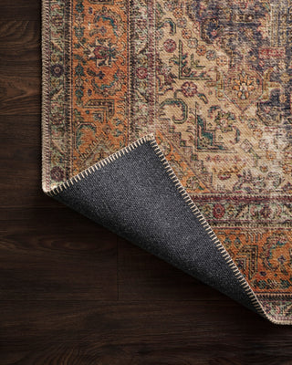 Loloi Loren LQ-02 Plum/Multi Area Rug Backing Image