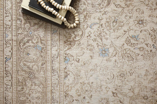 Loloi Loren LQ-03 Sand/Taupe Area Rug Lifestyle Image Feature