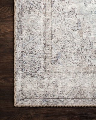 Loloi Loren LQ-04 Silver/Slate Area Rug Corner Image