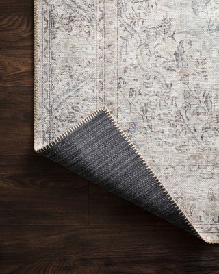 Loloi Loren LQ-04 Silver/Slate Area Rug Backing Image