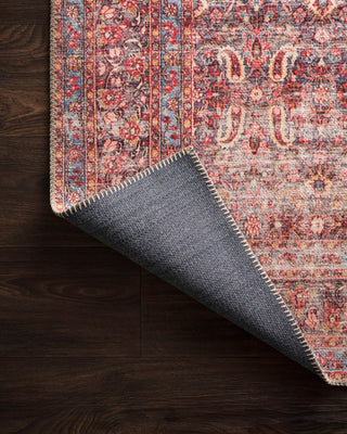 Loloi Loren LQ-05 Eggplant/Crimson Area Rug Backing Image