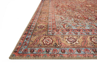 Loloi Loren LQ-06 Red/Multi Area Rug Corner Image
