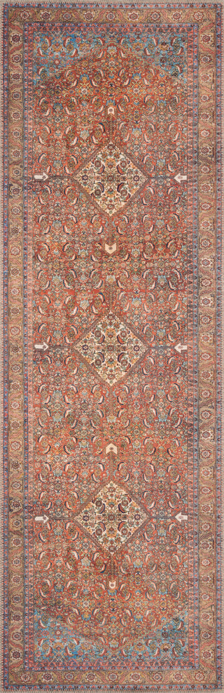 Loloi Loren LQ-06 Red/Multi Area Rug Runner Image