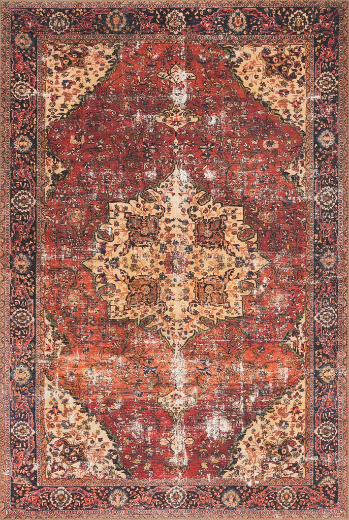 Loloi II Loren LQ-07 Red/Navy Area Rug main image