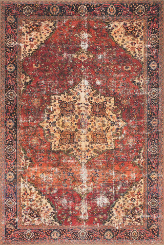 Loloi II Loren LQ-07 Red/Navy Area Rug main image
