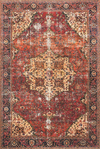 Loloi II Loren LQ-07 Red/Navy Area Rug Main Image