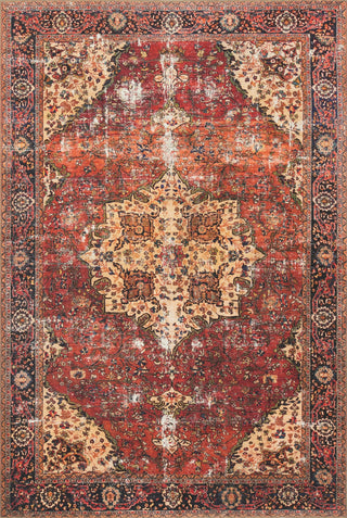 Loloi Loren LQ-07 Red/Navy Area Rug main image