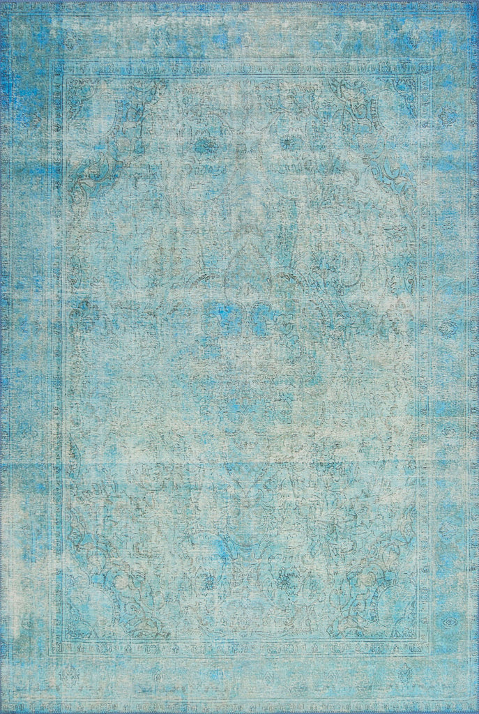 Loloi II Loren LQ-08 Aqua Area Rug main image