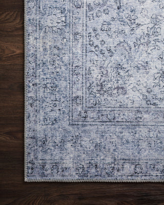 Loloi Loren LQ-09 Slate Area Rug Corner Image