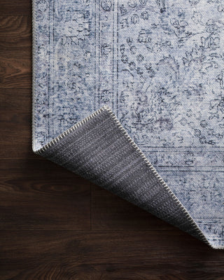 Loloi Loren LQ-09 Slate Area Rug Backing Image