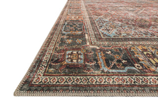 Loloi Loren LQ-13 Brick/Midnight Area Rug Corner Image