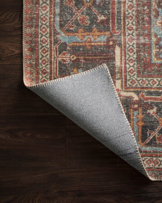 Loloi Loren LQ-13 Brick/Midnight Area Rug Backing Image