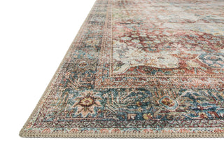 Loloi Loren LQ-14 Brick/Multi Area Rug Corner Image