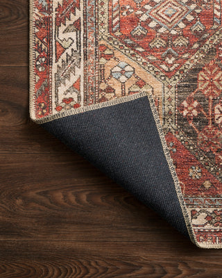 Loloi Loren LQ-16 Spice/Multi Area Rug Backing Image