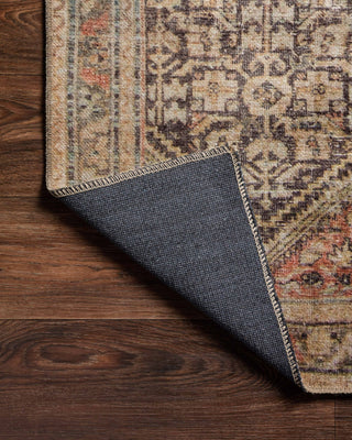 Loloi Loren LQ-17 Charcoal / Multi Area Rug Backing Image