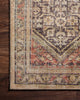 Loloi II Loren LQ-17 Charcoal / Multi Area Rug Lifestyle Image Feature