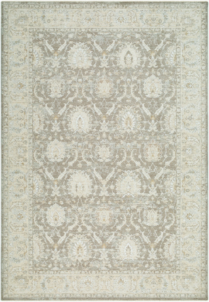 Livabliss Lotus LOT-2306-Taupe-Ivory-Silver-Beige Area Rug main image