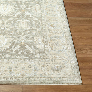 Livabliss Lotus LOT-2306-Taupe-Ivory-Silver-Beige Area Rug Angle