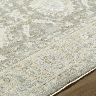 Livabliss Lotus LOT-2306-Taupe-Ivory-Silver-Beige Area Rug Detail