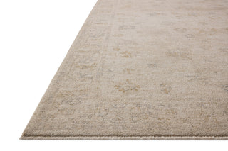 Chris Loves Julia X Loloi Louisa LOI-01 Oatmeal/Stone Area Rug Corner Image