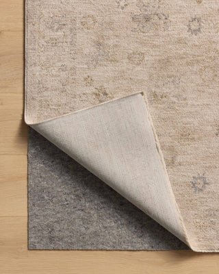 Chris Loves Julia X Loloi Louisa LOI-01 Oatmeal/Stone Area Rug Backing Image