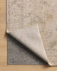 Chris Loves Julia X Loloi Louisa LOI-02 Oatmeal/Slate Area Rug Backing Image