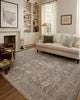 Chris Loves Julia X Loloi Louisa LOI-03 Taupe/Ivory Area Rug Lifestyle Image Feature