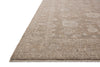 Chris Loves Julia X Loloi Louisa LOI-03 Taupe/Ivory Area Rug Corner Image