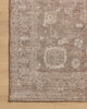 Chris Loves Julia X Loloi Louisa LOI-03 Taupe/Ivory Area Rug Corner Image