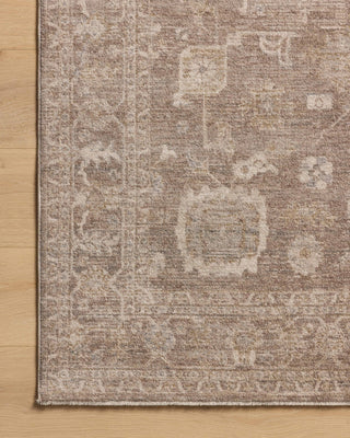 Chris Loves Julia X Loloi Louisa LOI-03 Taupe/Ivory Area Rug Corner Image