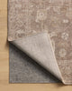 Chris Loves Julia X Loloi Louisa LOI-03 Taupe/Ivory Area Rug Backing Image