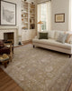 Chris Loves Julia X Loloi Louisa LOI-04 Taupe/Gold Area Rug Lifestyle Image Feature